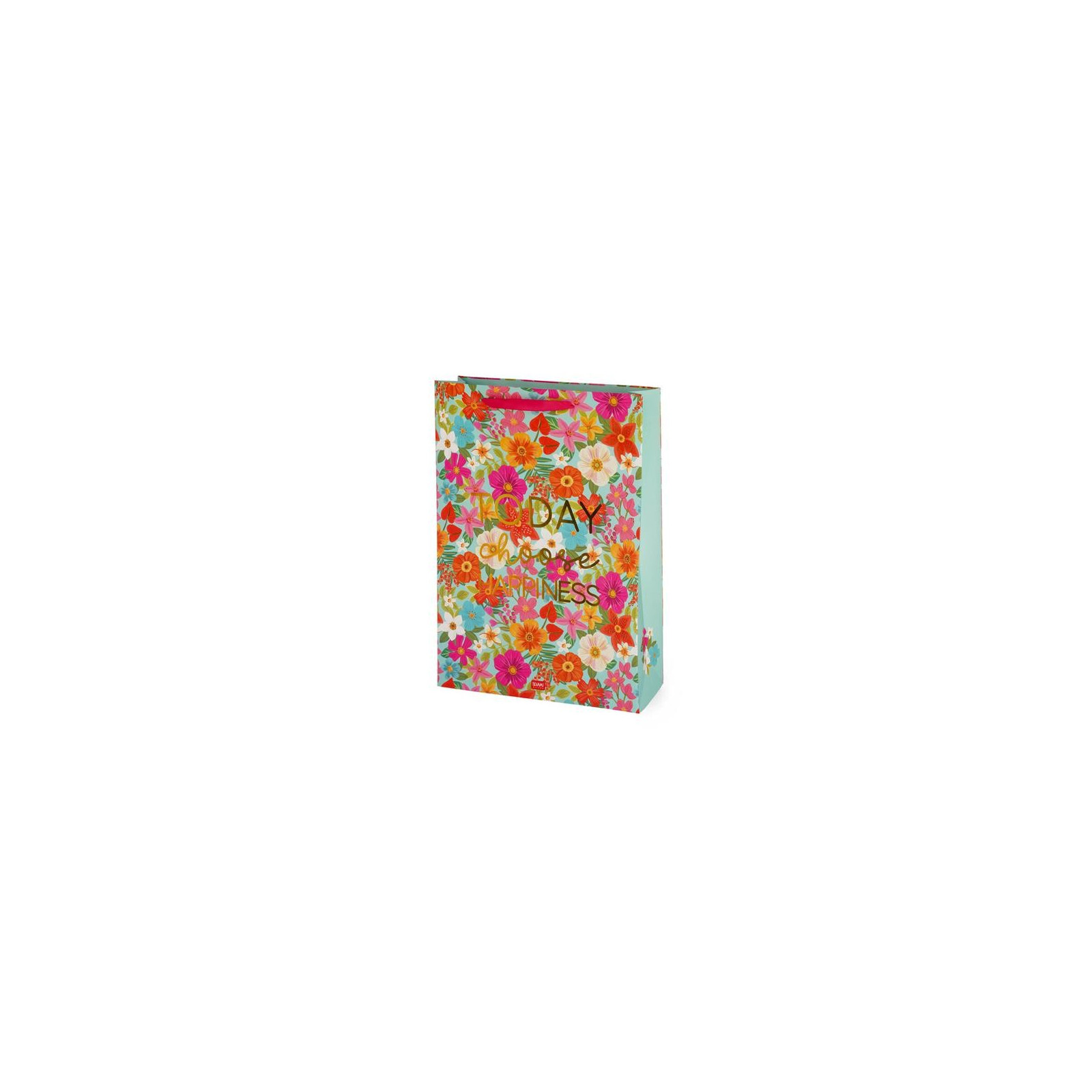 SACCHETTO REGALO - GIFT BAG - LARGE - FLOWERS - LEGAMI MILANO - LEGAMI MILANO - td-toys.it