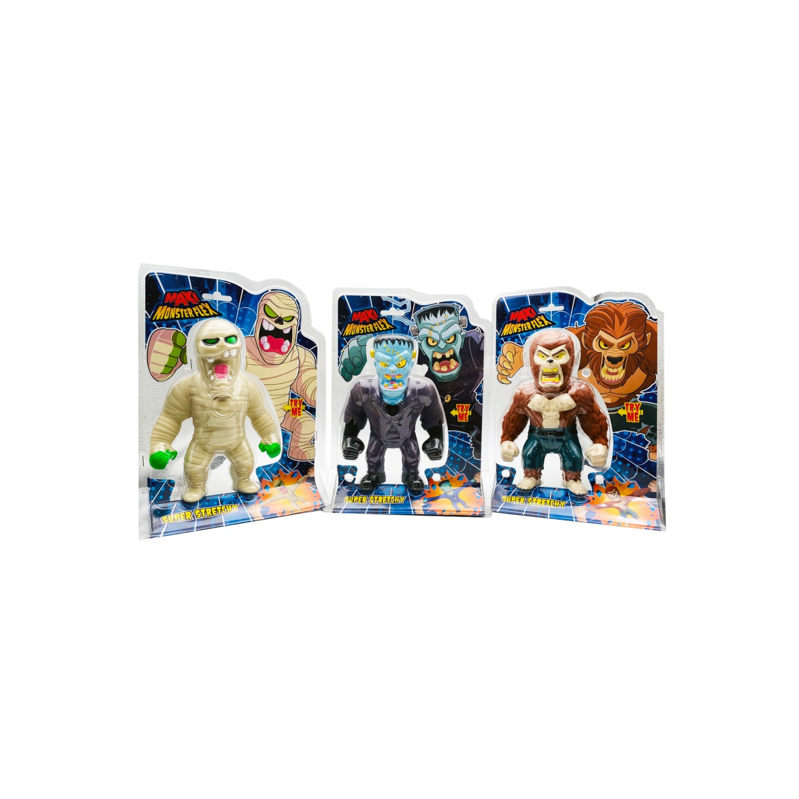 Maxi Monster Flex 3 assortiti 22cm - - ACTION FIGURES - td-toys.it