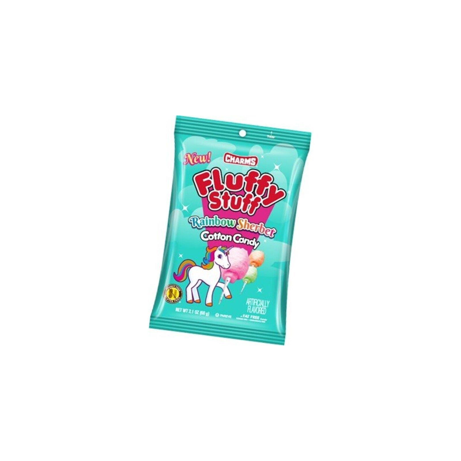 Fluffy Stuff Rainbow Sherbet Cotton Candy - - SWEETS - td-toys.it