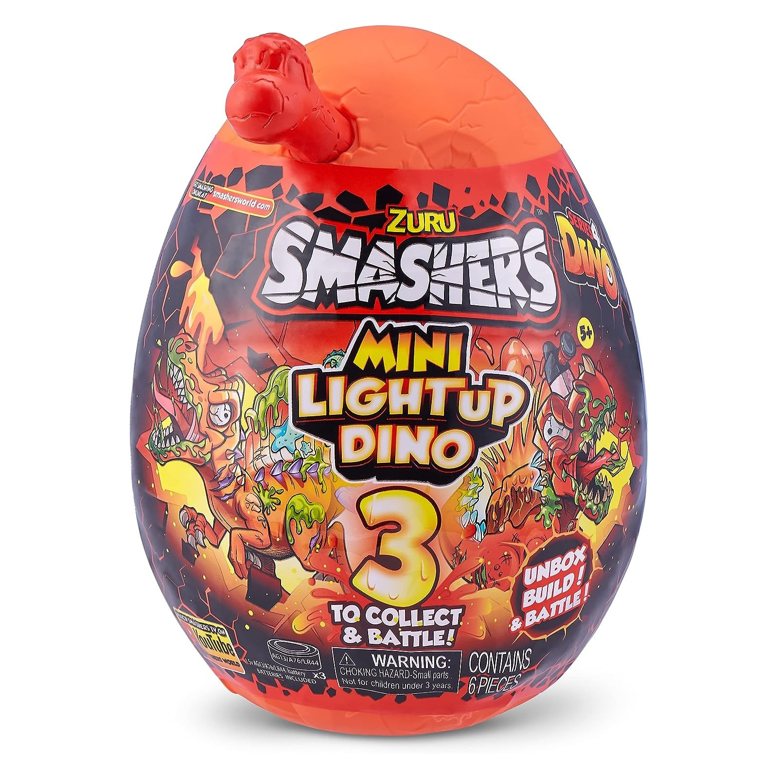 Dino Smashers Medio con luci Serie3 - ZURU - BAMBINO - td-toys.it