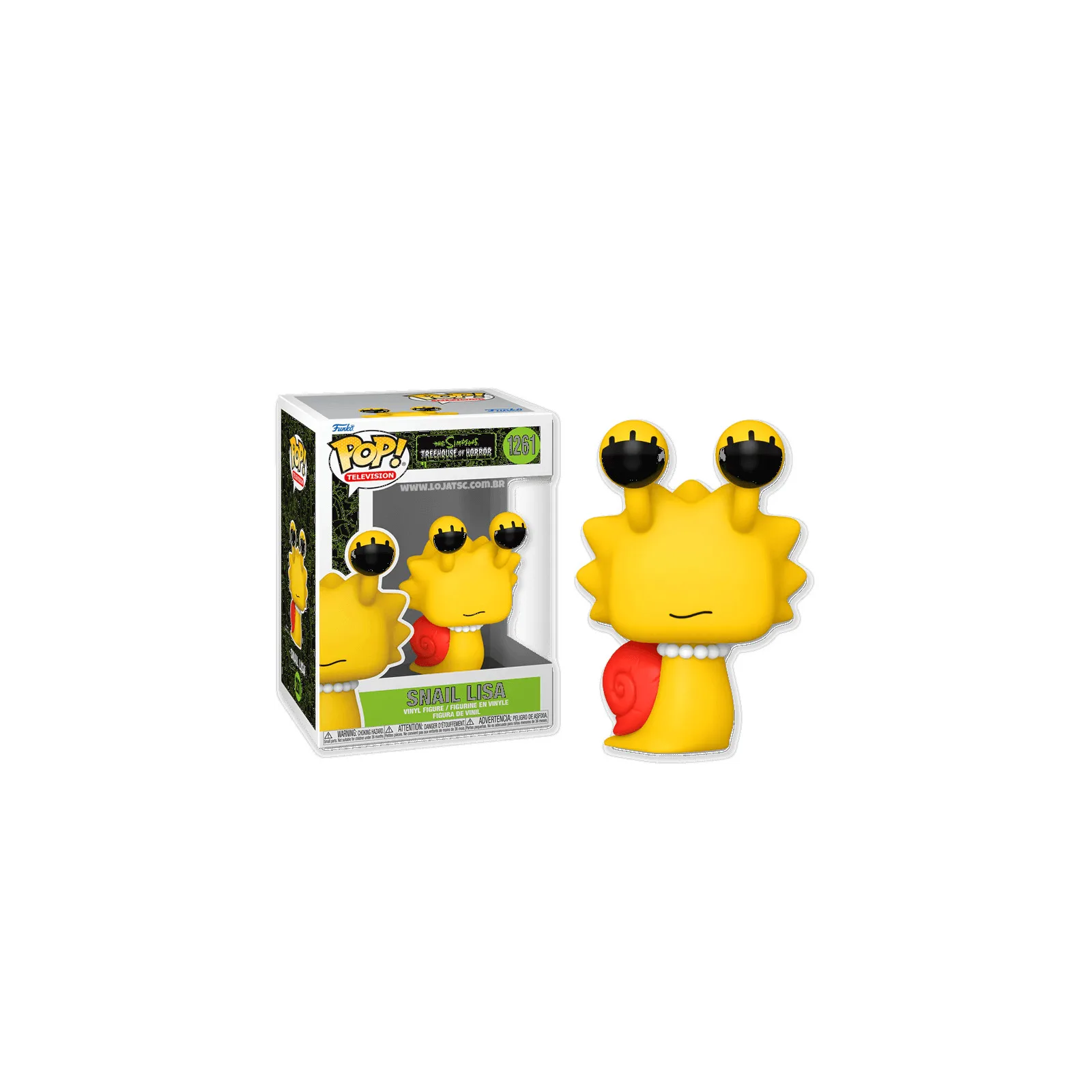 THE SIMPSONS: TREEHOUSE OF HORROR - POPFUNKO VINYL FIGURE 1261 SNAIL LISA 9CM - FUNKO POP! - FUNKO POP! - td-toys.it