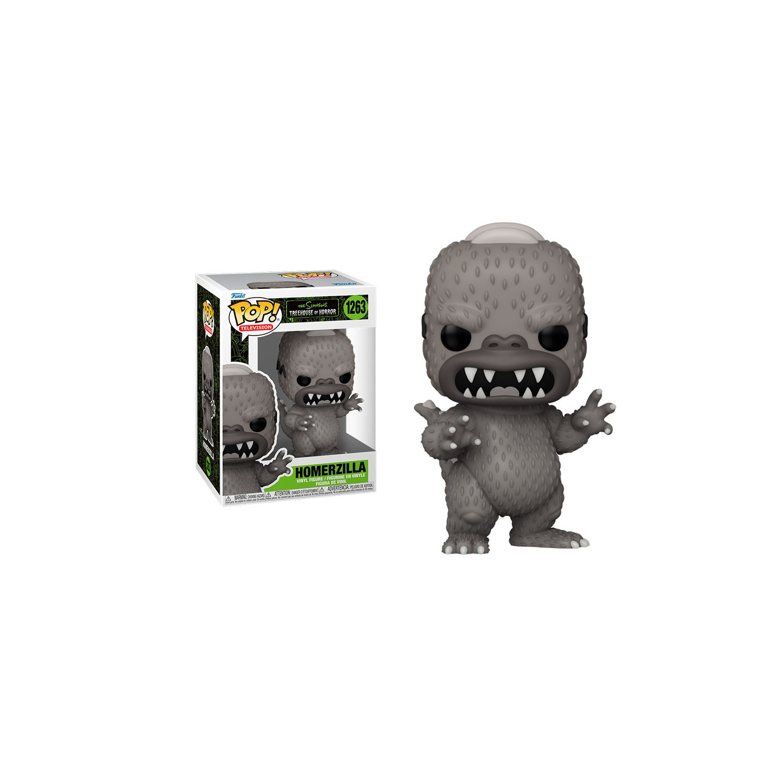 THE SIMPSONS: TREEHOUSE OF HORROR - POPFUNKO VINYL FIGURE 1263 HOMERZILLA 9CM - FUNKO POP! - FUNKO POP! - td-toys.it