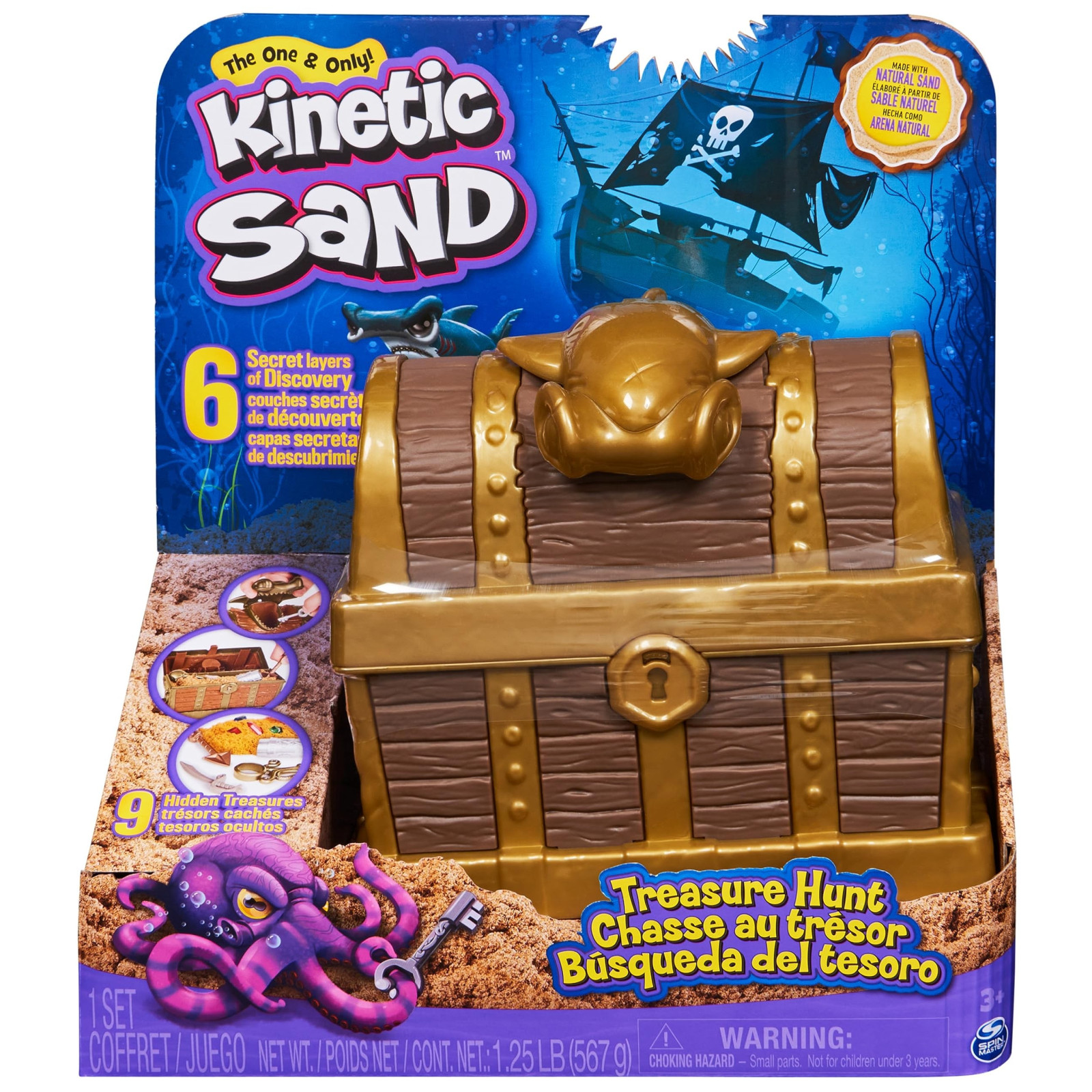 Kinetic sand playset caccia al tesoro-UNISEX