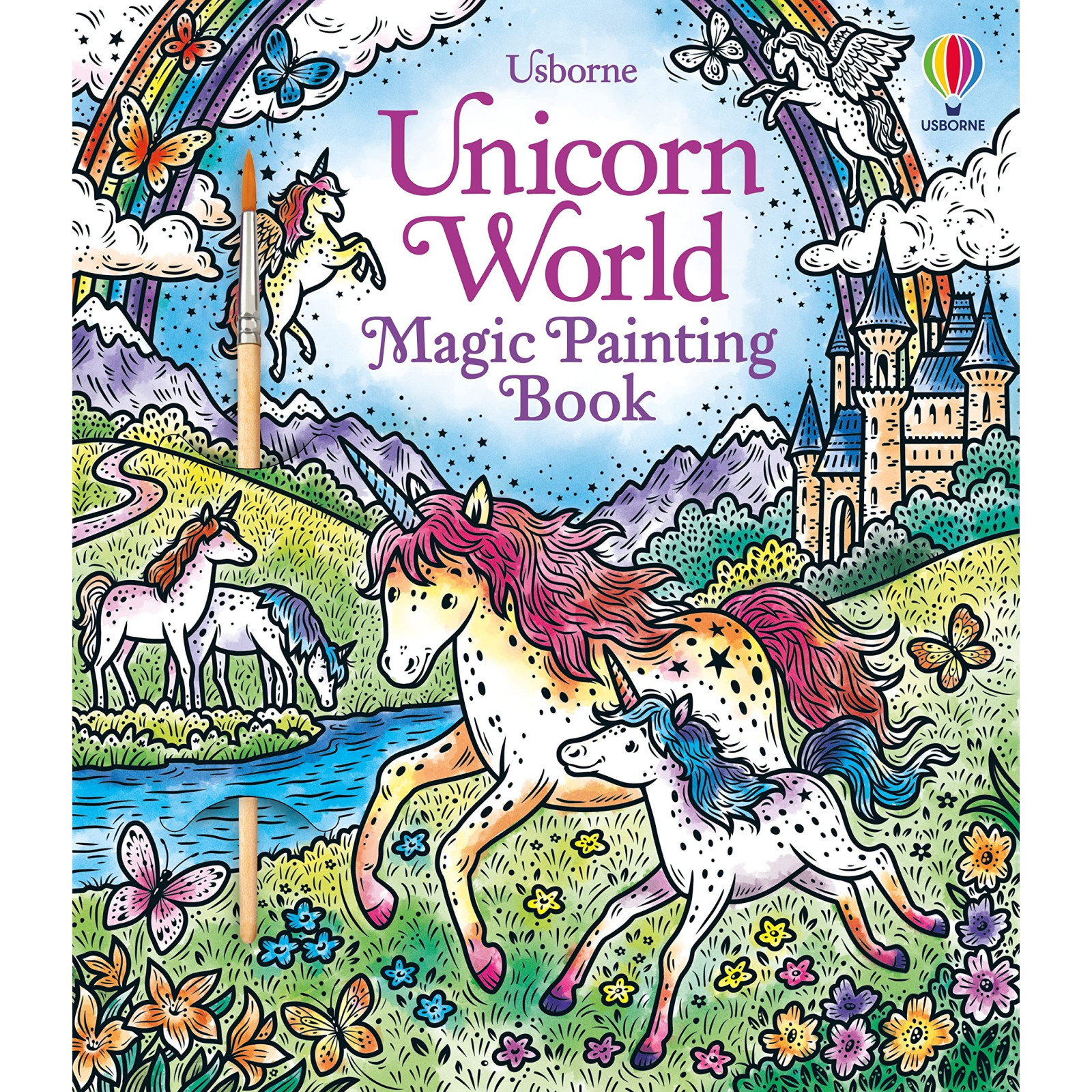 Magic painting book. Unicorn world - - DA COLORARE - td-toys.it