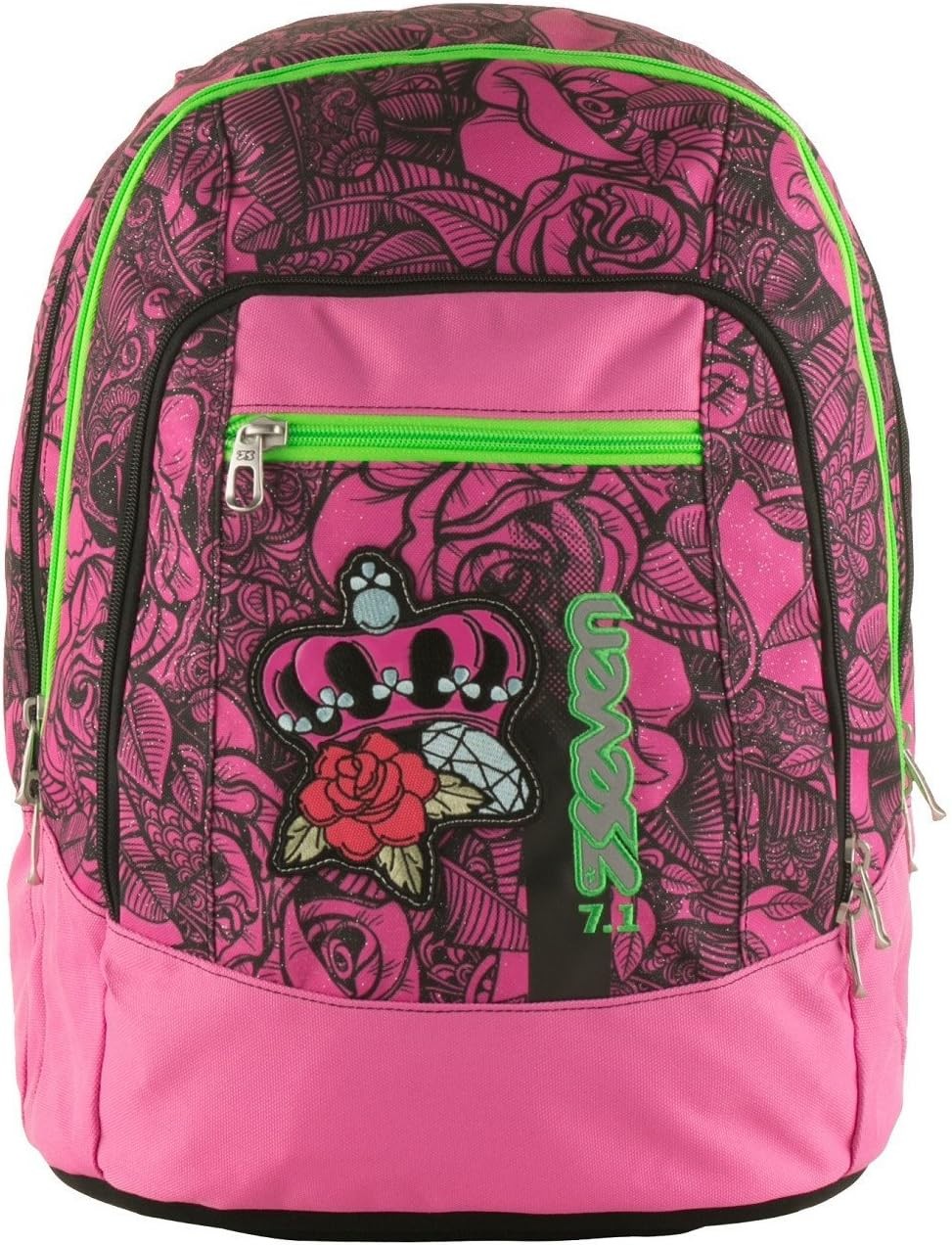 Zaino Scuola Advanced Roses Girl Rosa Seven