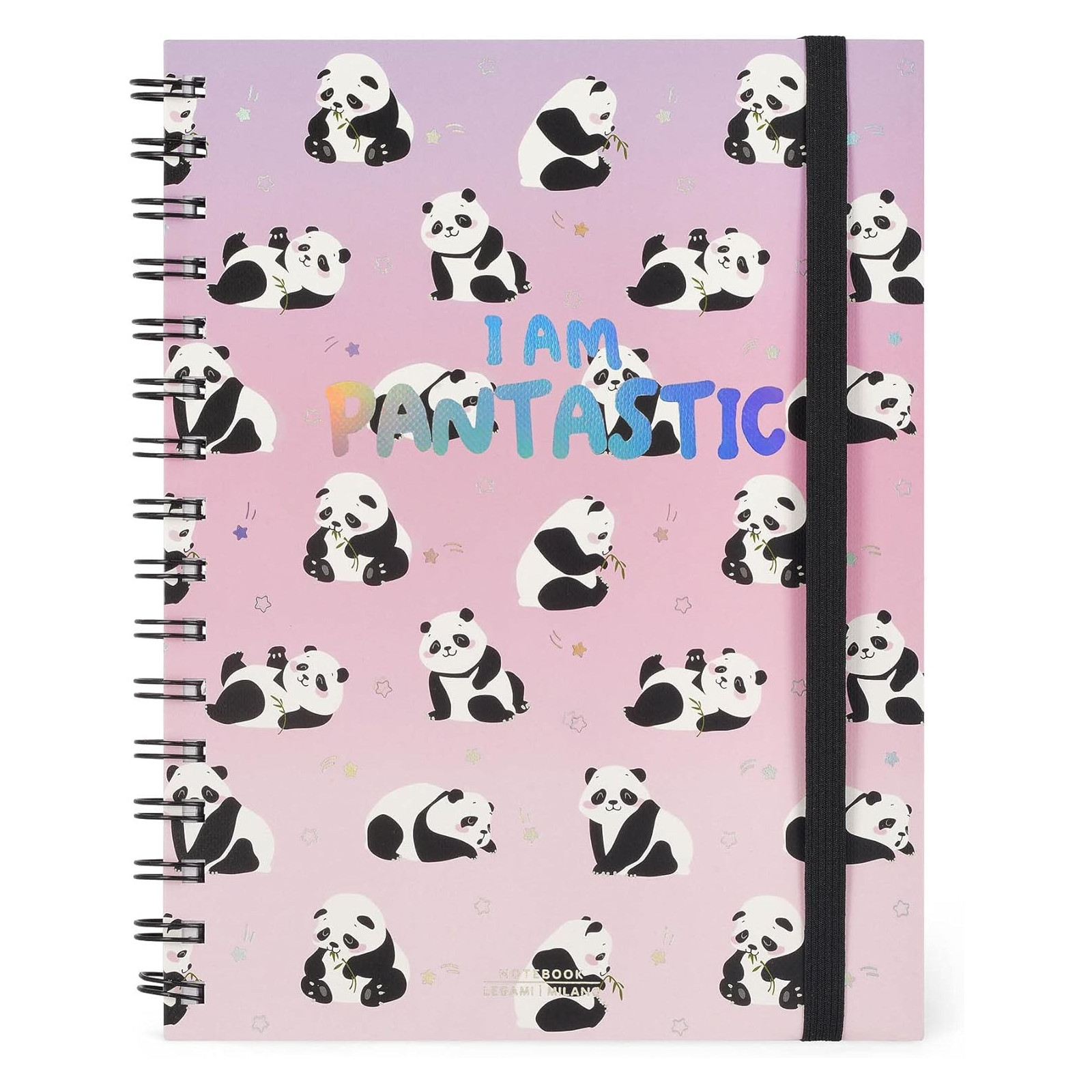 QUADERNO SPIRALATO - LARGE SPIRAL NOTEBOOK - PANDA - LEGAMI MILANO - LEGAMI MILANO - td-toys.it