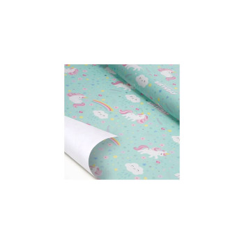 CARTA REGALO - WRAPPING PAPER -UNICORN-CARTA- TD Toys