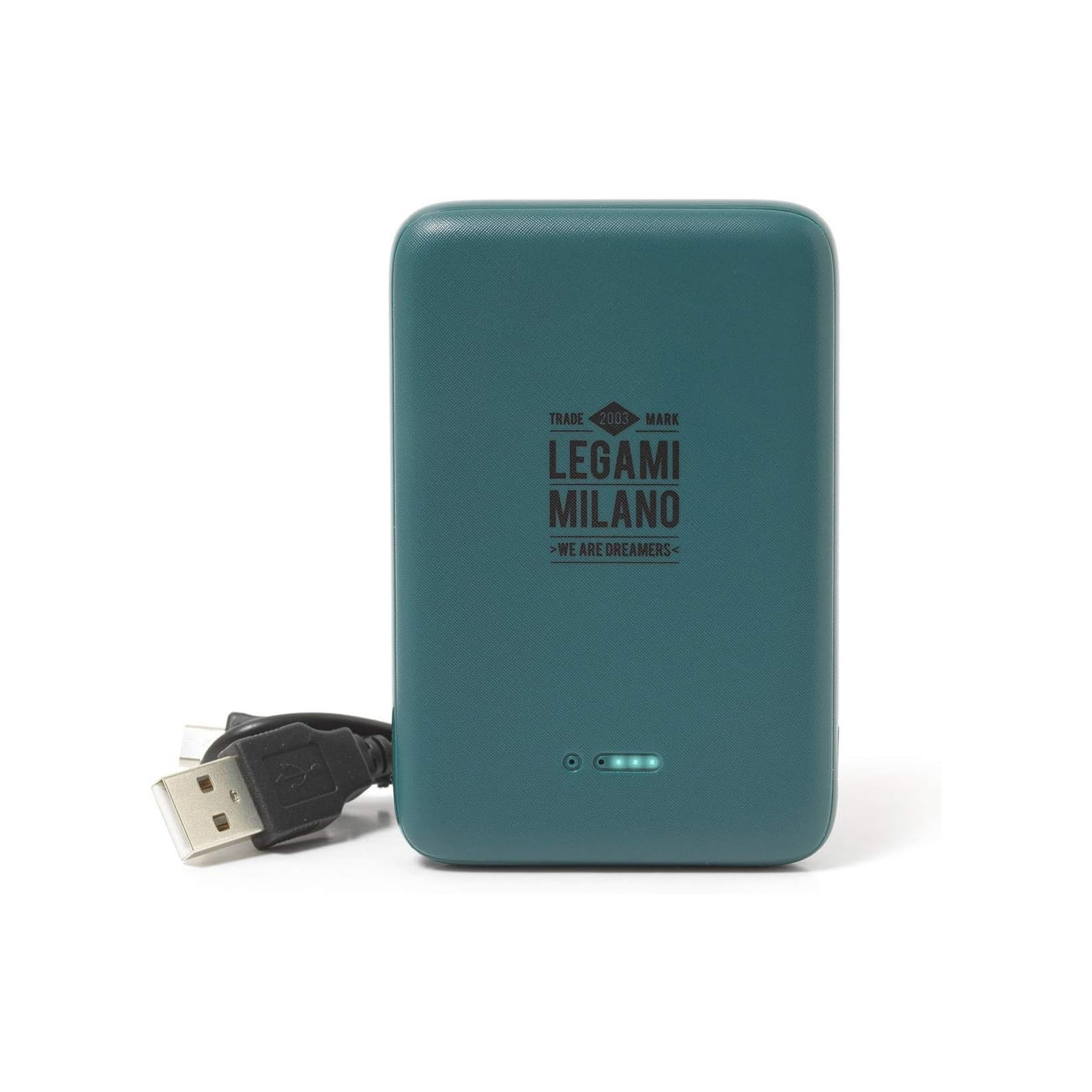 CARICABATT. WIRELESS PORTATILE - PETROL BLUEWIRELESS POWER MAN_5000 mAh - - LEGAMI MILANO - LEGAMI MILANO - td-toys.it