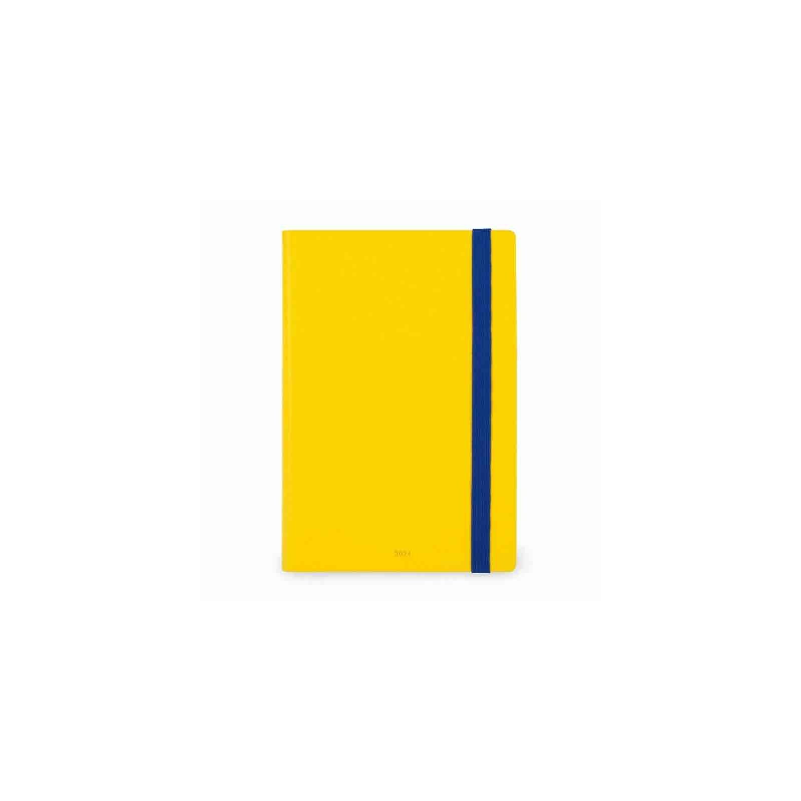 AGENDA SETTIMANALE MEDIUM - YELLOW2024 - MEDIUM WEEKLY DIARY - - LEGAMI MILANO - LEGAMI MILANO - td-toys.it