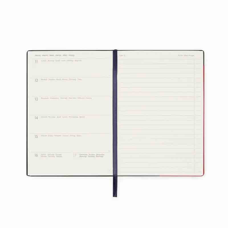 Agenda 12 Mesi Settimanale - Medium - Con Notebook - 2024 BEE 