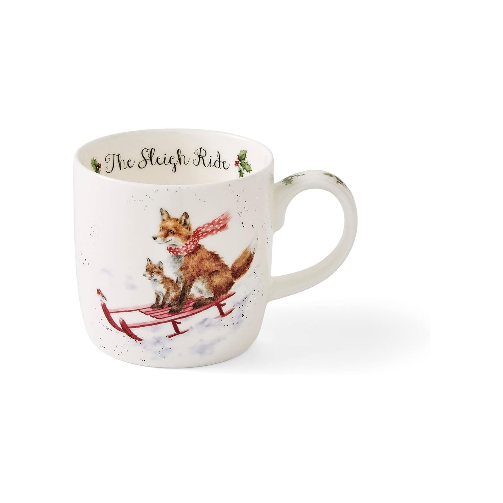 Mug - Sleigh Ride (Fox) EU - Wrendale - TAZZE - td-toys.it