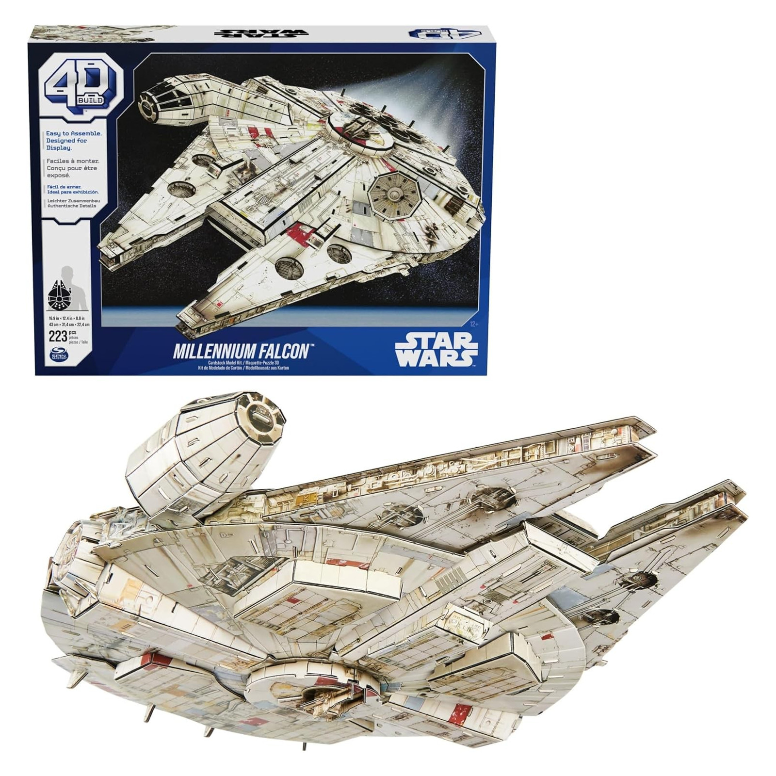 PUZZLE 4D StarWars Millennium Falcon - SPINMASTER - PUZZLE - td-toys.it