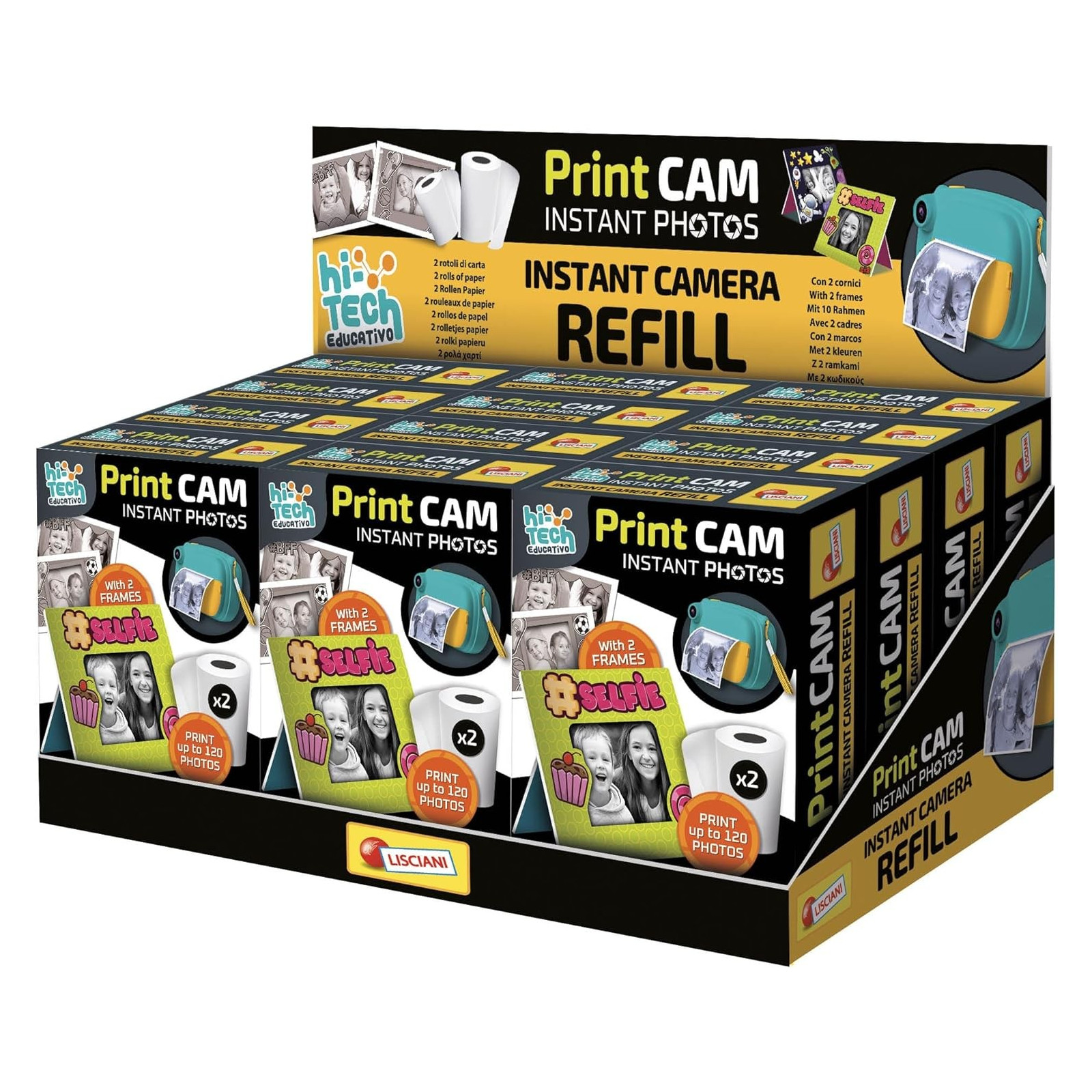 PRINT CAM HI-TECH REFILL - LISCIANI GIOCHI - CREATIVE - td-toys.it