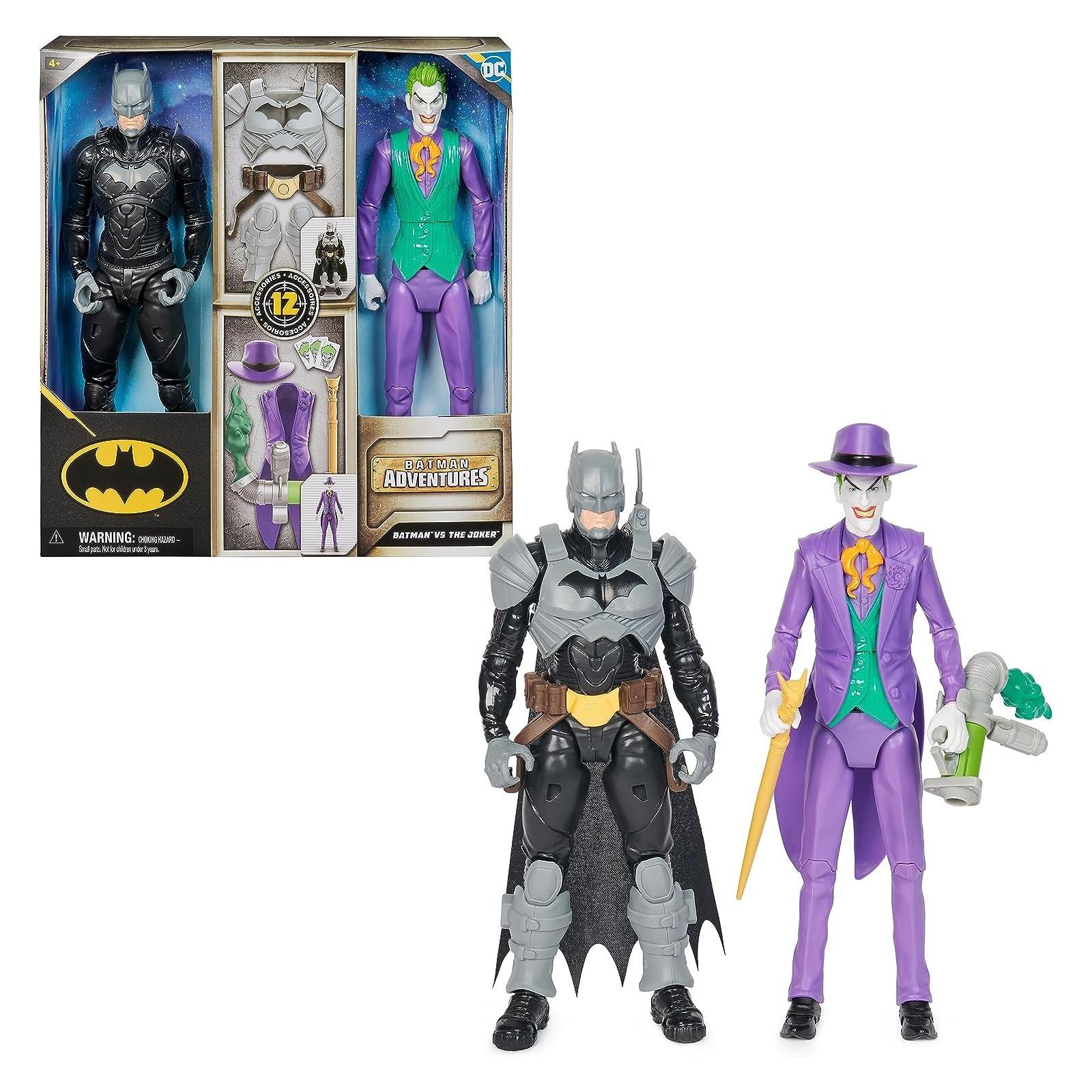 Batman adventures battle pack batman vs joker - SPINMASTER - ACTION FIGURE - td-toys.it