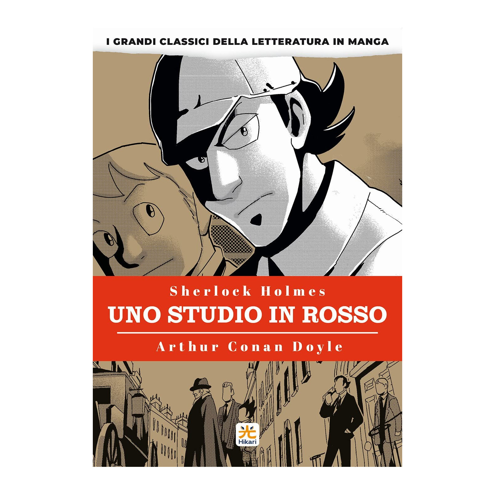 UNO STUDIO IN ROSSO - SHERLOCK HOLMES - HIKARI - FUMETTI MANGA - td-toys.it