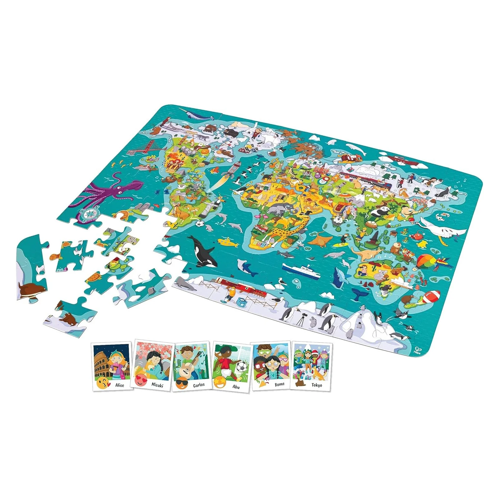 TD Toys|Puzzle Giro del mondo 2 in 16943478024007