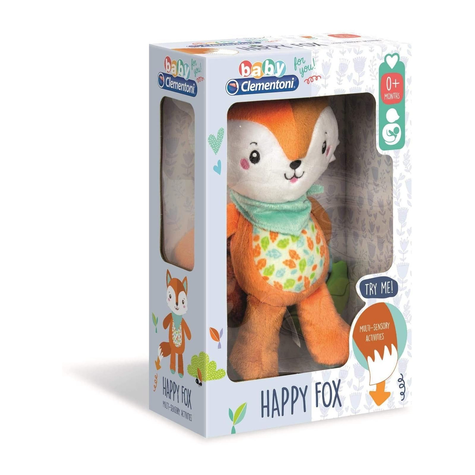 FIRST MONTHS - FOX ACTIVITY PLUSH -K- - Clementoni - EARLY CHILDHOOD - td-toys.it