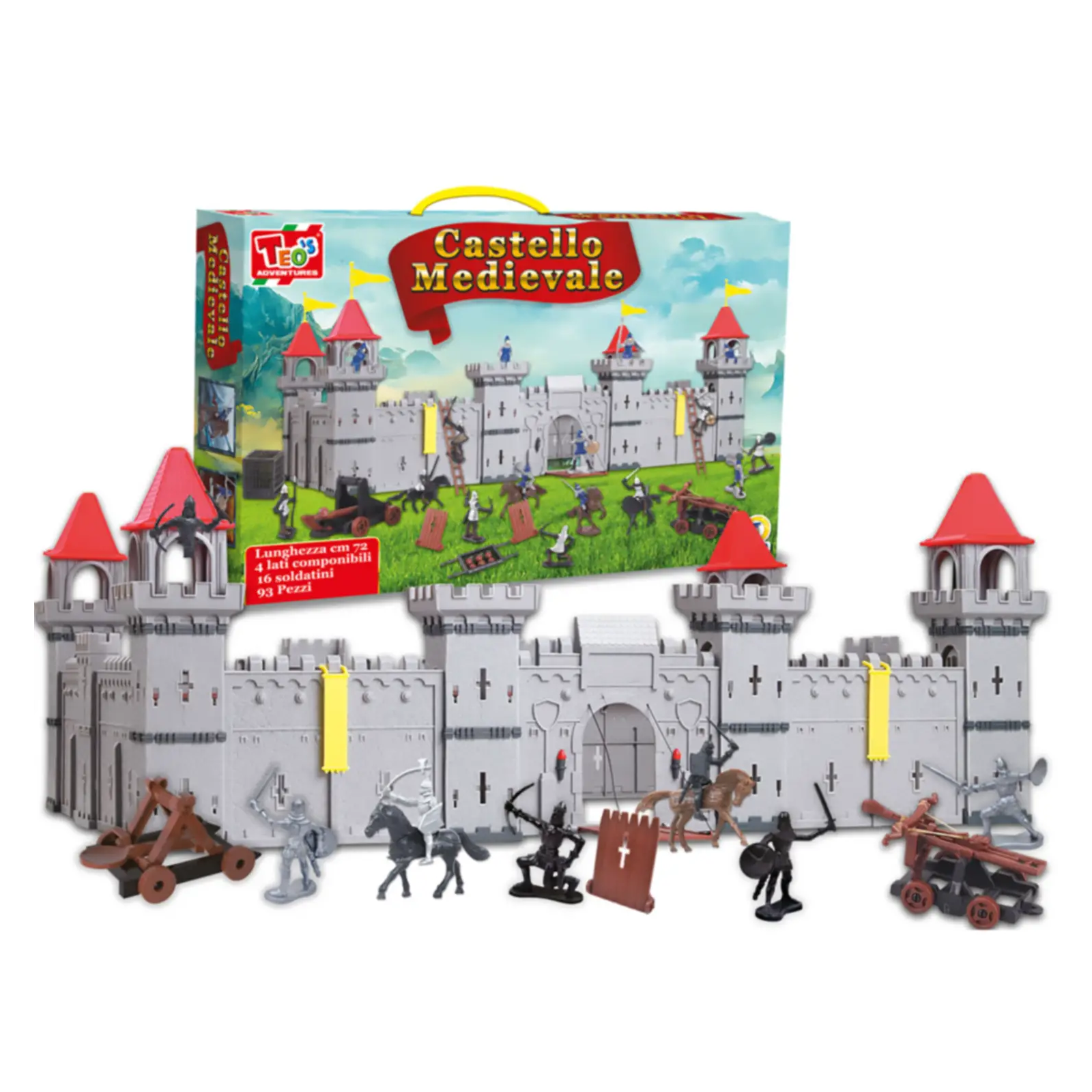 TEO'S - CASTELLO MEDIEVALE 72X50X33 CM-UNISEX