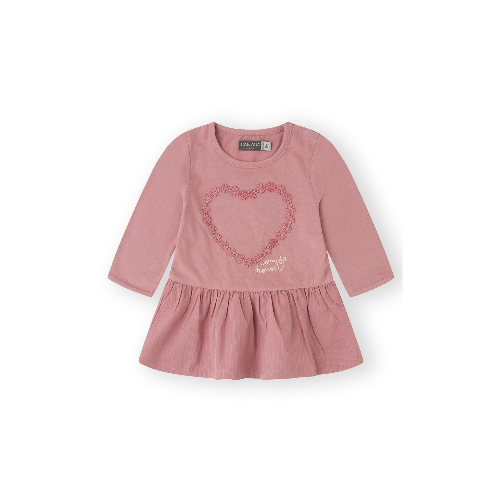 VESTIDO BBLOVELY - ROSA - 36M - 1 - CANADA HOUSE - abito - td-toys.it