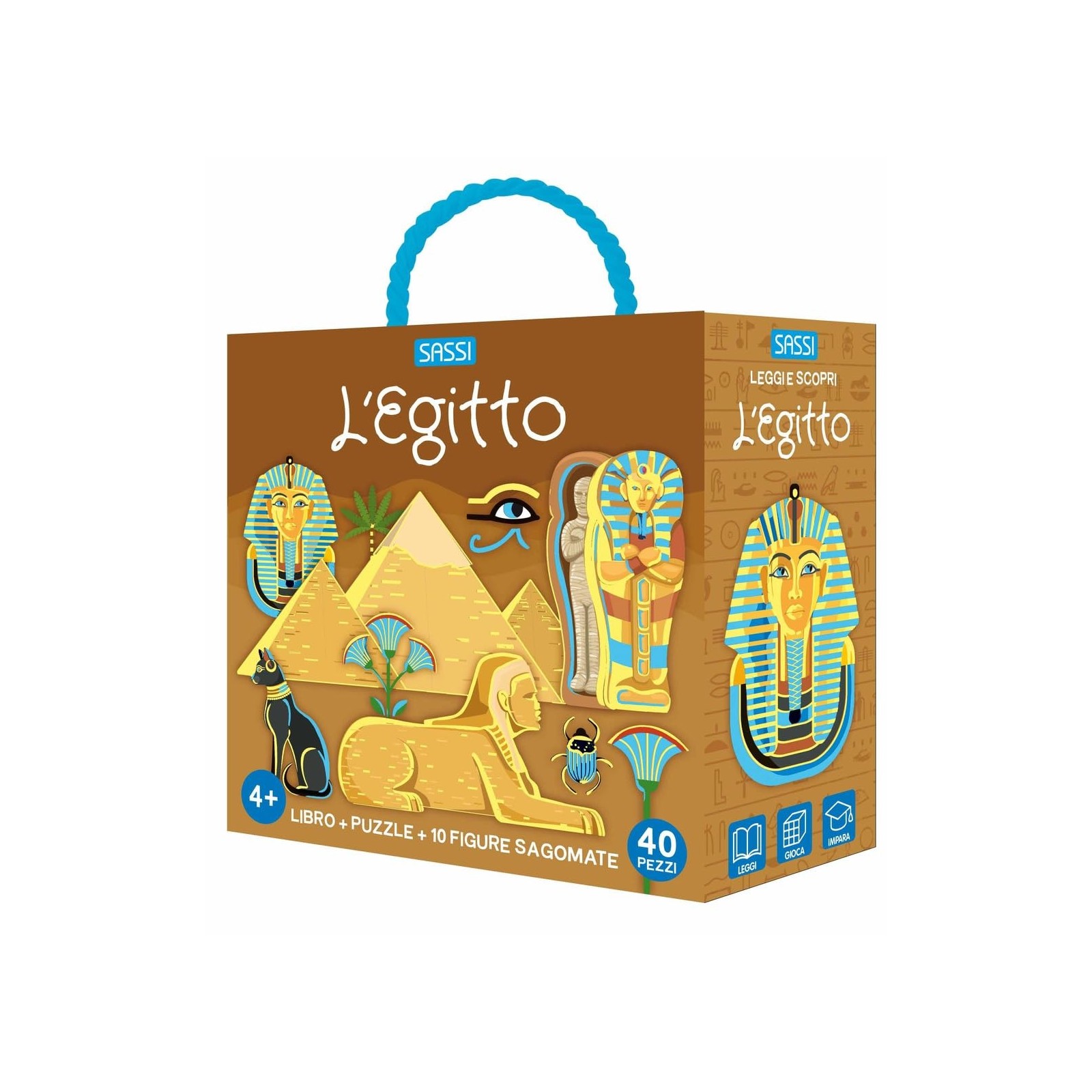 L'Egitto. Q-box. Con puzzle-SASSI EDITORE