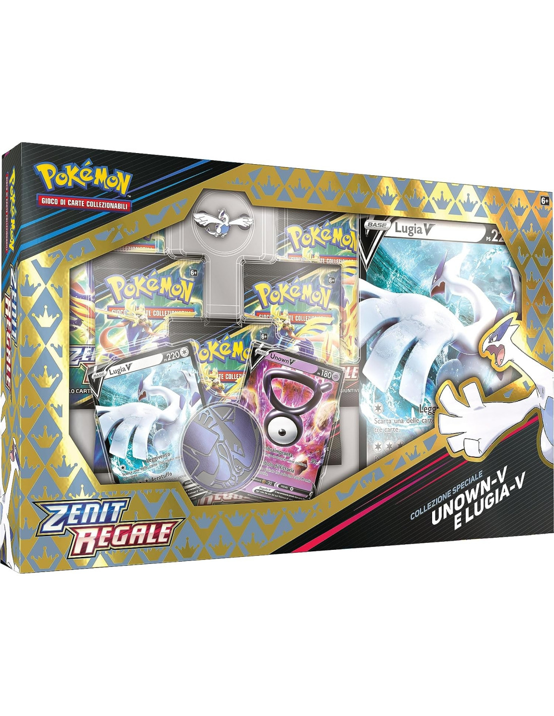 Pokemon Zenit Regale Collezione Unown V e Lugia V(IT) - THE POKEMON COMPANY INTERNATIONAL - GIOCHI DI SOCIETA' - td-toys.it