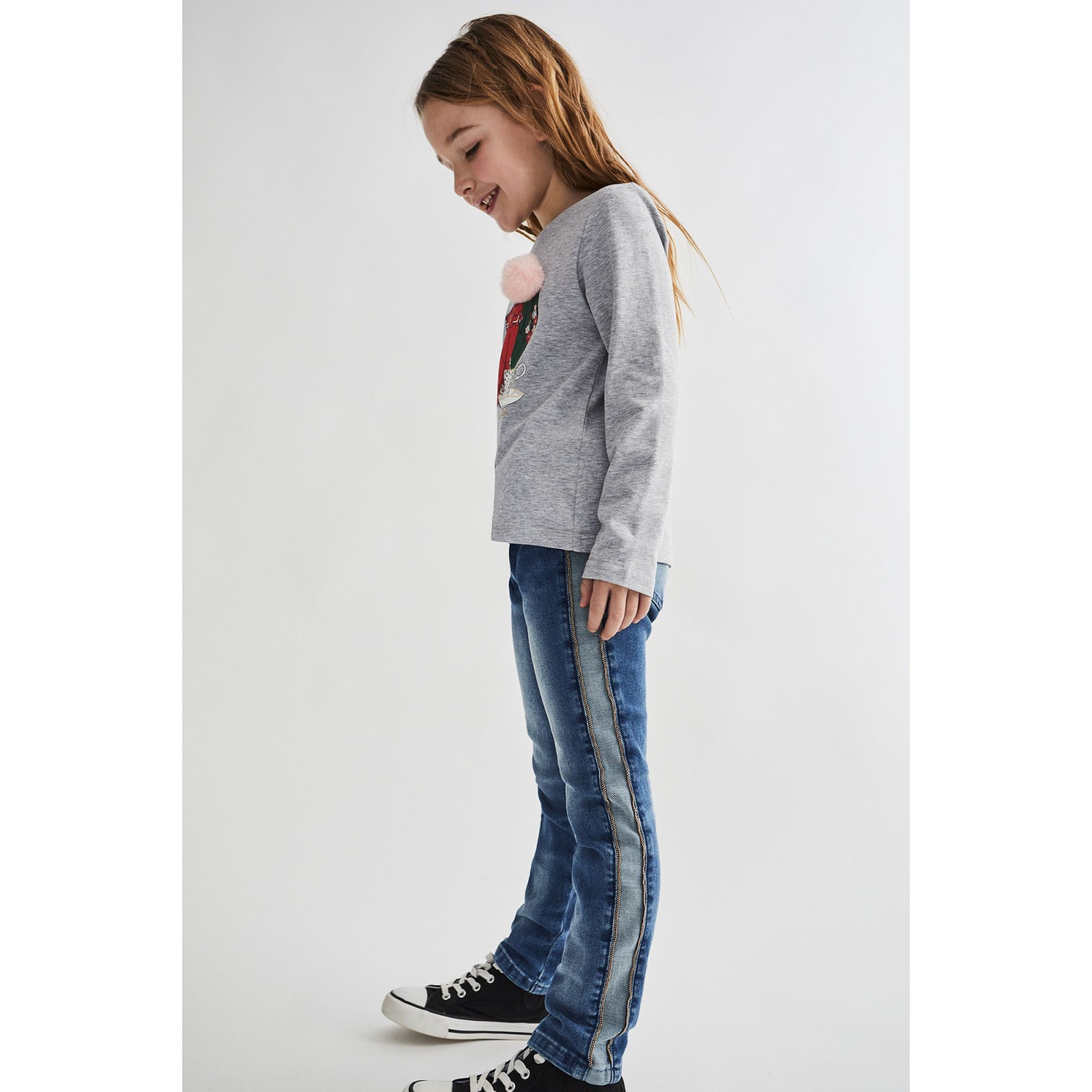 PANTALON NICKY - DENIM AZUL - 10Y - 1 - CANADA HOUSE - PANTALONE - td-toys.it