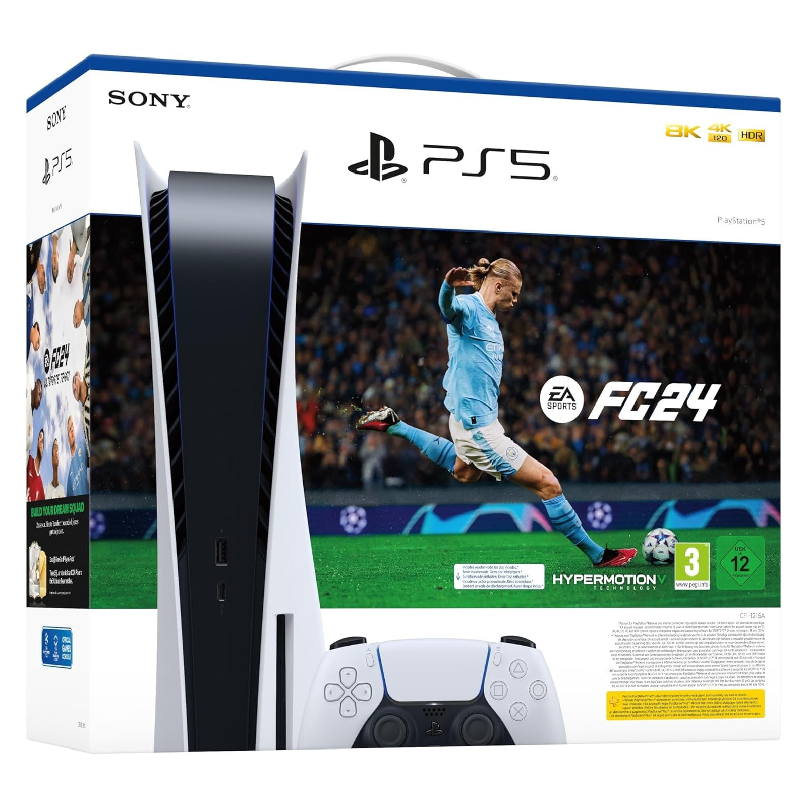 PlayStation 5 Standard Edition + EA Sports FC24 (Voucher) (Console) - SONY - CONSOLE - td-toys.it