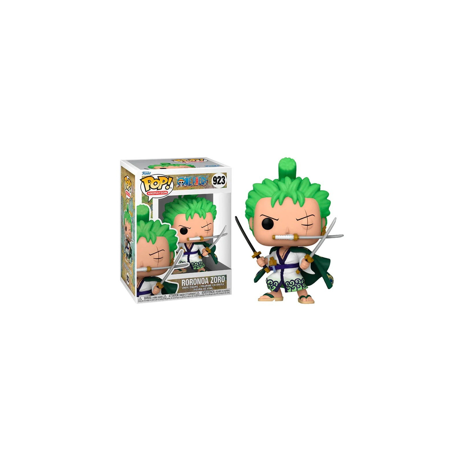 One Piece - 923 Roronoa Zoro 9Cm (scatola danneggiata) (Pop!) - FUNKO POP! - FUNKO POP! - td-toys.it