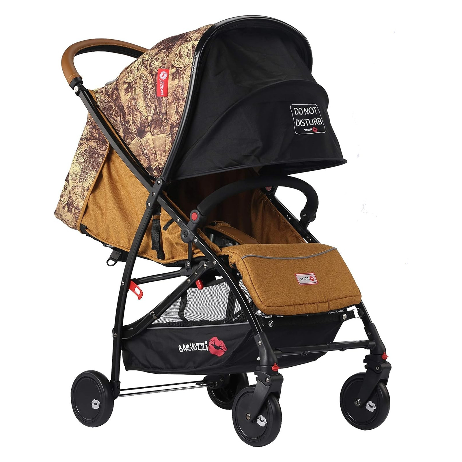 BX VOIAGE MIELE passeggino super leggero,chiusura Lampo, traspirante full optional - set pappa in omaggio - BACIUZZI - PASSEG...