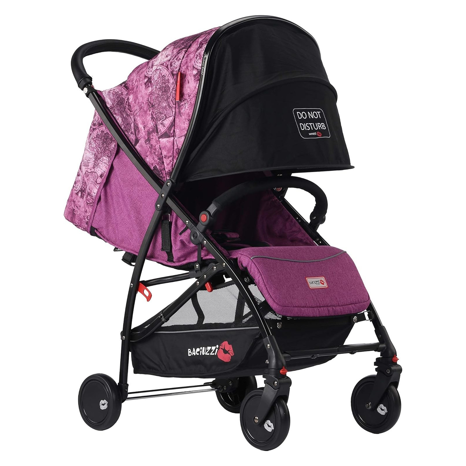 BX VOIAGE AMARENA passeggino super leggero,chiusura Lampo, traspirante full optional, BACIUZZI - set pappa in omaggio - BACIU...