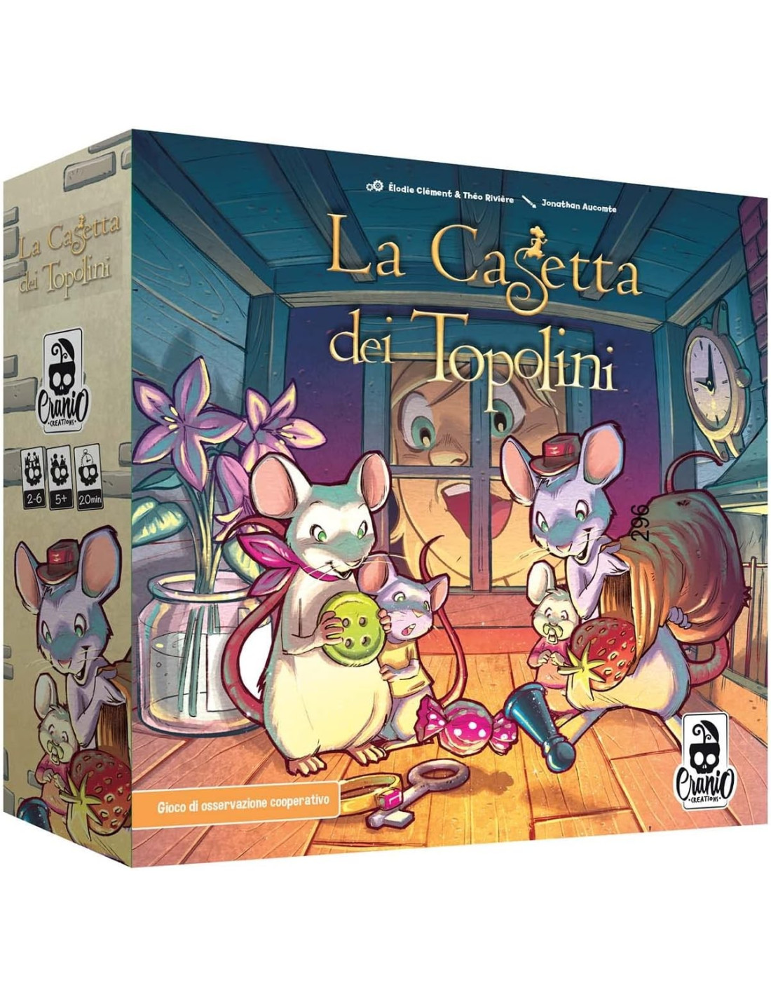 La Casetta dei Topolini (5+) - Cranio Creation - BOARD GAMES' - td-toys.it