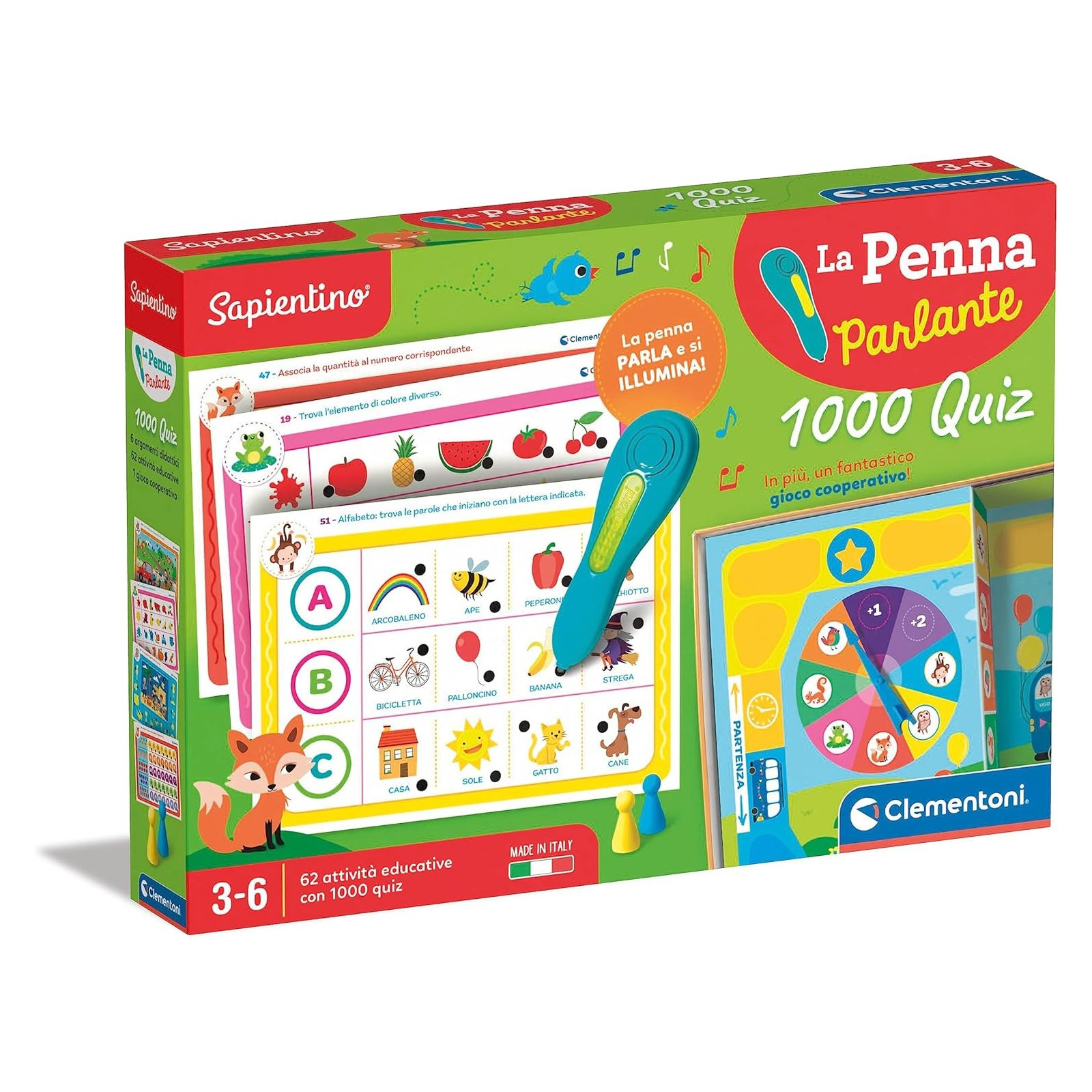 PENNA INTERATTIVA 1000QUIZ - Clementoni - EDUCATIVI - td-toys.it