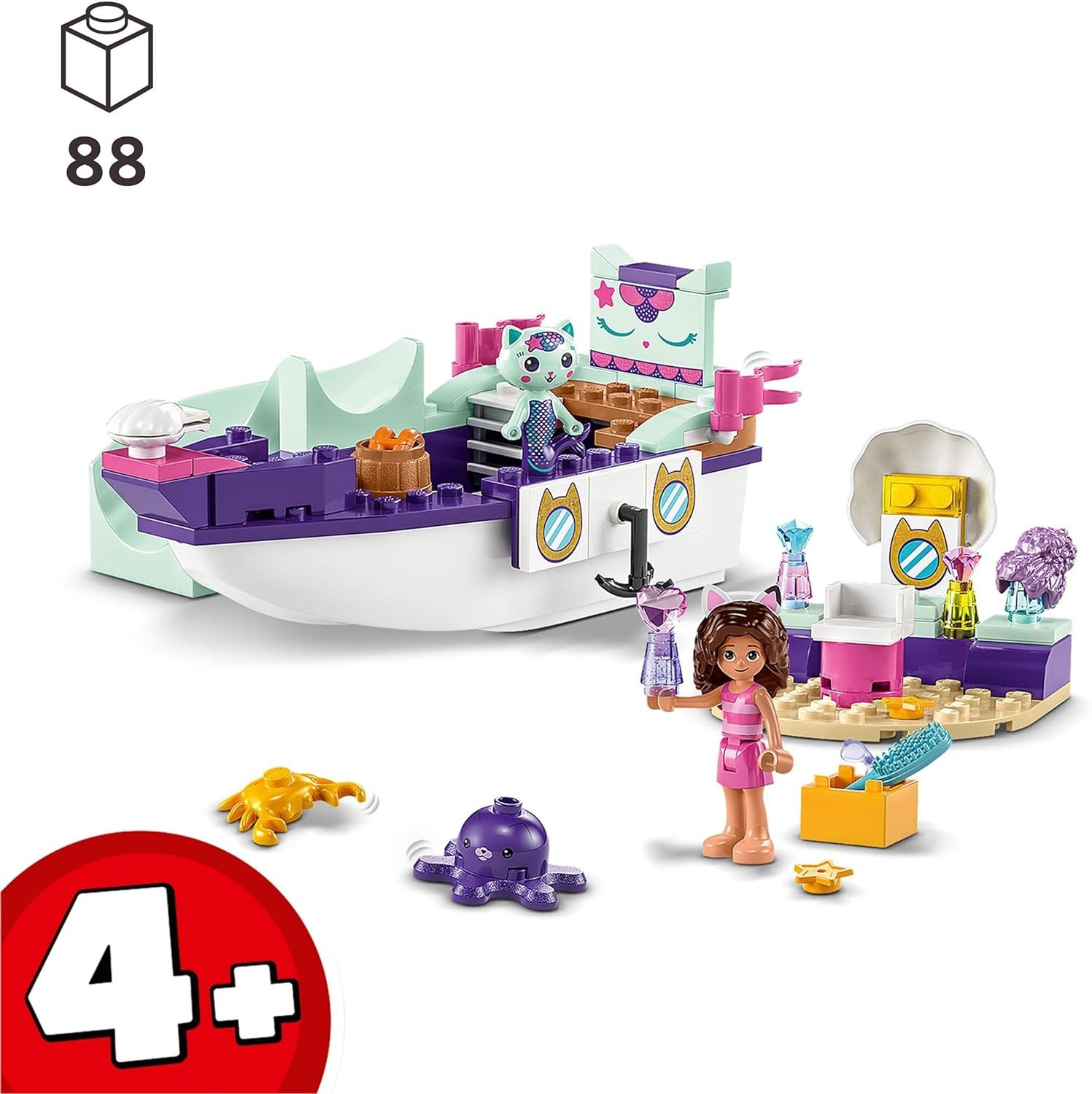 LEGO GABBY NAVE BENESSERE E SIREGATTA 10786 I bambini possono cos