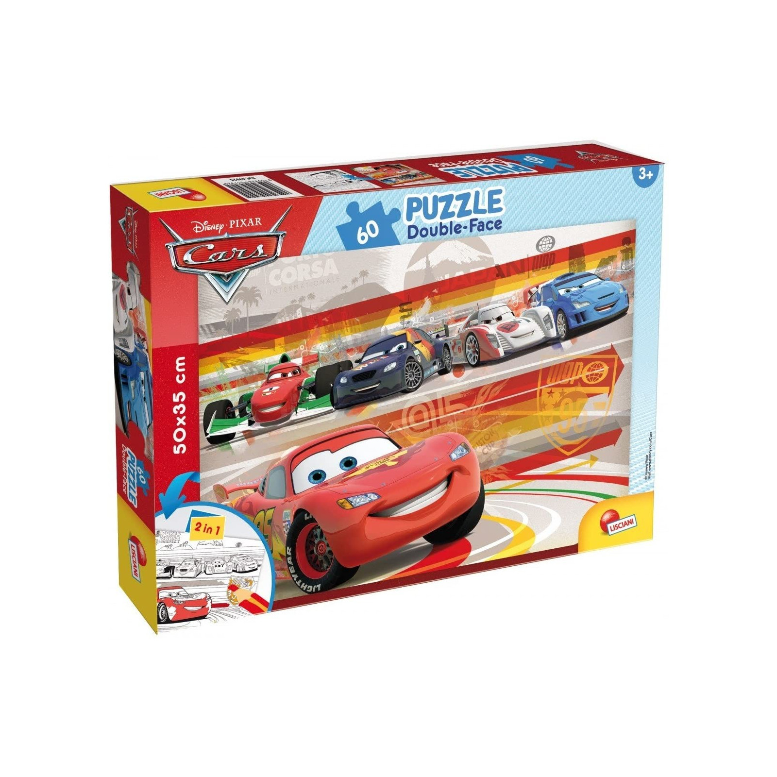 PUZZLE DF PLUS 60 CARS - LISCIANI GIOCHI - PUZZLE - td-toys.it