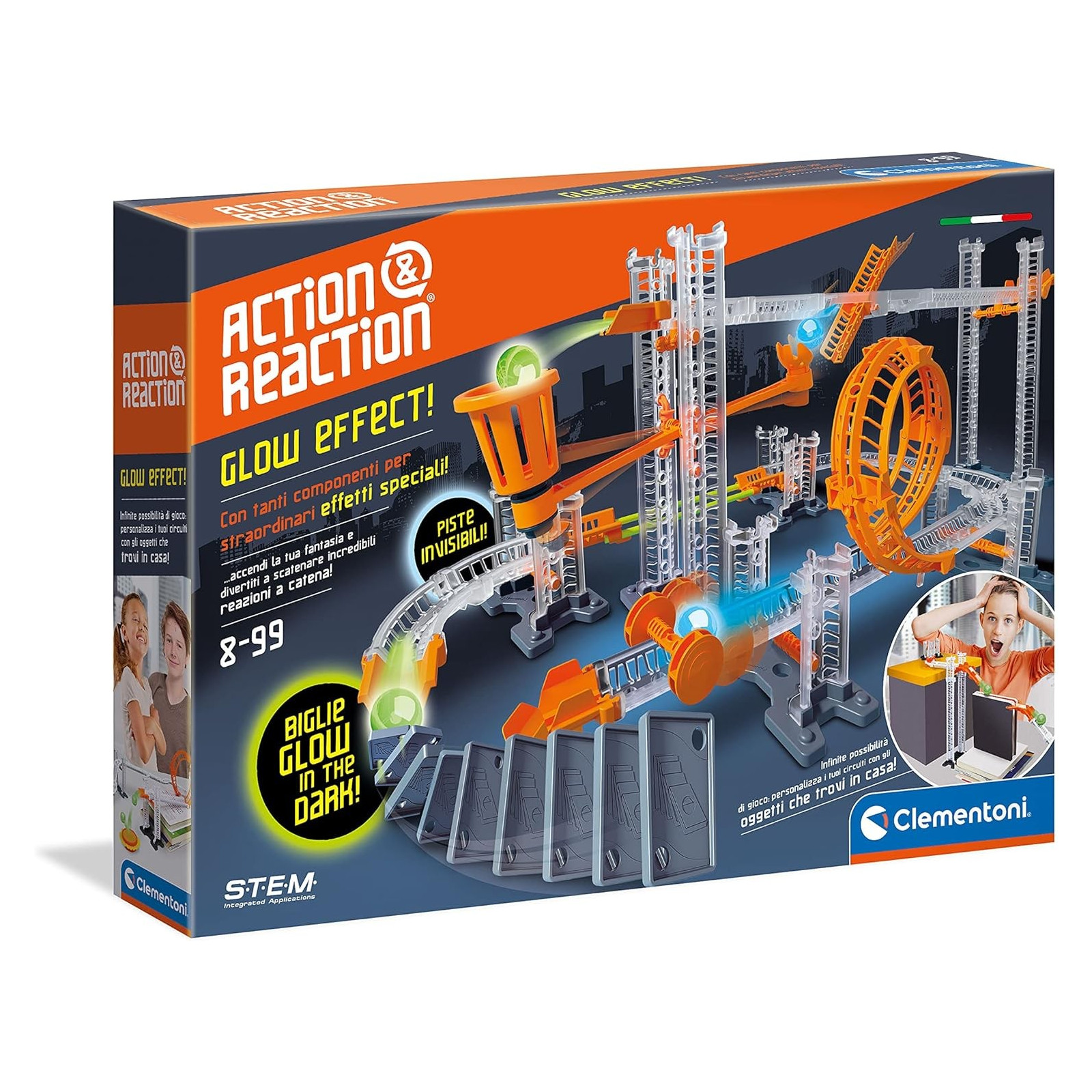 AZIONE REAZIONE GLOW EFFECT - Clementoni - EDUCATIVI - td-toys.it