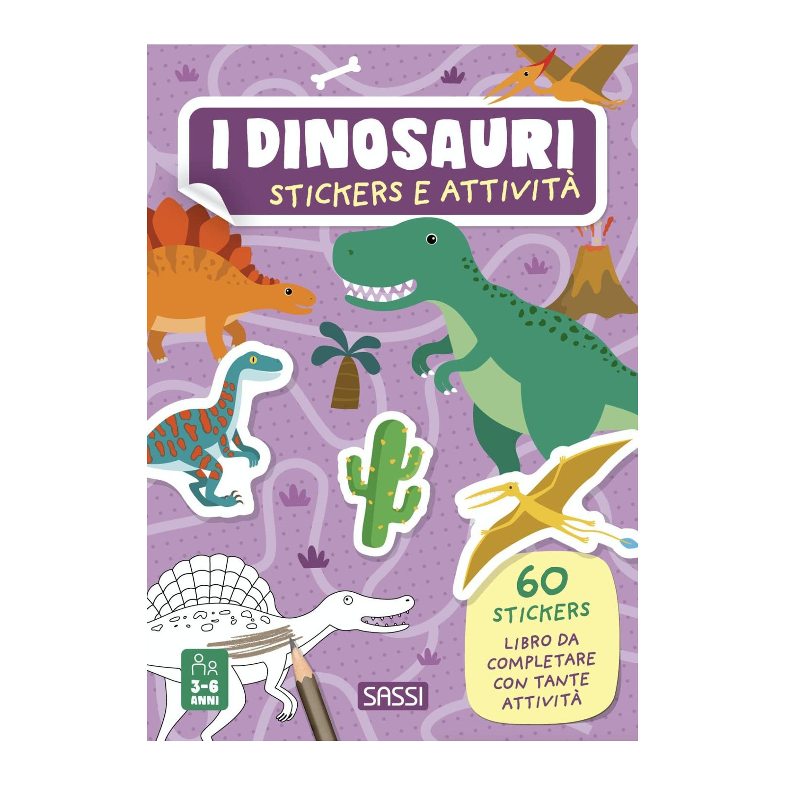 I dinosauri - stickers e attività-SASSI EDITORE