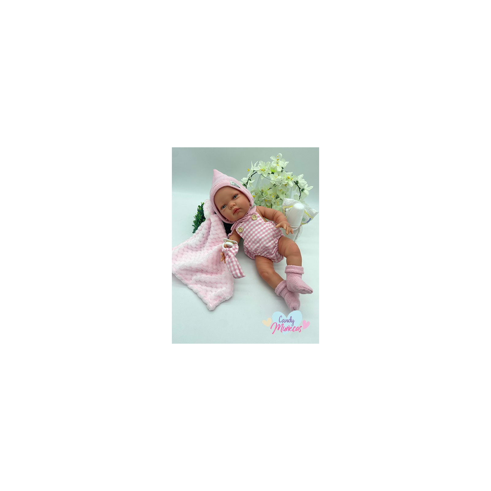 RUBI REBORN DOLL CASE *GIRL VICHY - Nines d'Onil - BAMBINA - td-toys.it