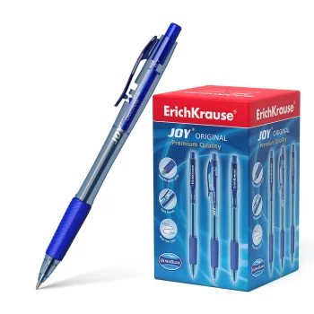 PENNA A SFERA A SCATTO EK JOY ULTRA GLIDE BLU - Erichkrause - PENS-MARKERS-PENCILS - td-toys.it
