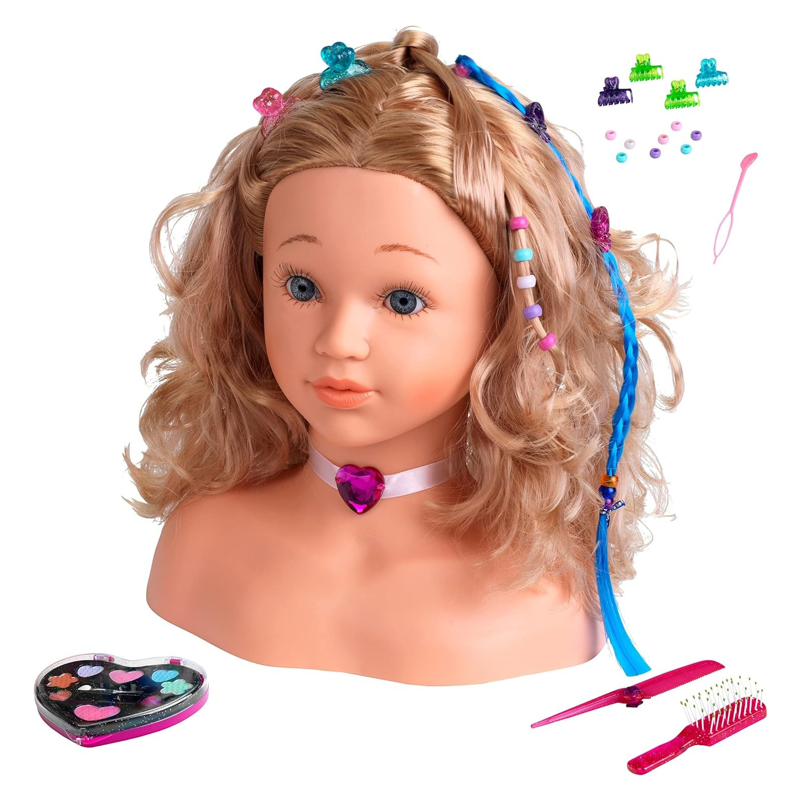 Princess Coralie. Beauty. Testa Per Trucchi E Pettinature Grande - KLEIN - BAMBINA - td-toys.it