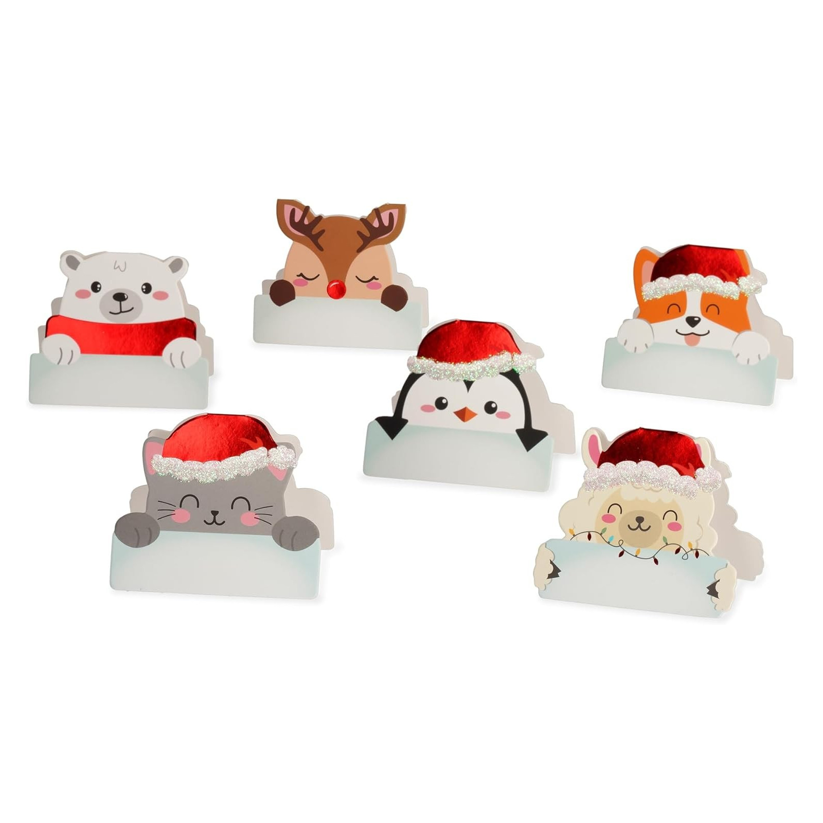 SET DI 12 SEGNAPOSTO NATALIZI - CHRISTMAS PLACE CARDS- set 12pcs - LEGAMI MILANO - LEGAMI MILANO - td-toys.it