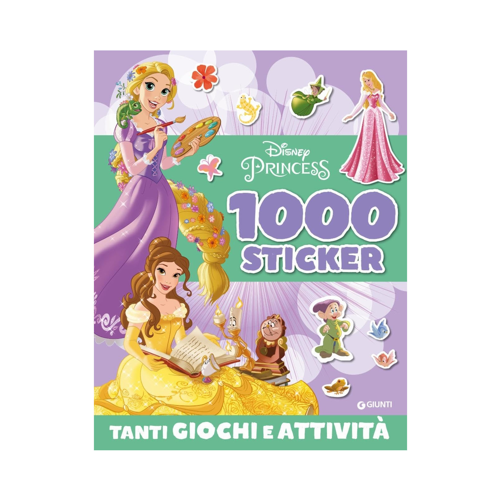 Princess 1000 stickers - GIUNTI - DA COLORARE - td-toys.it