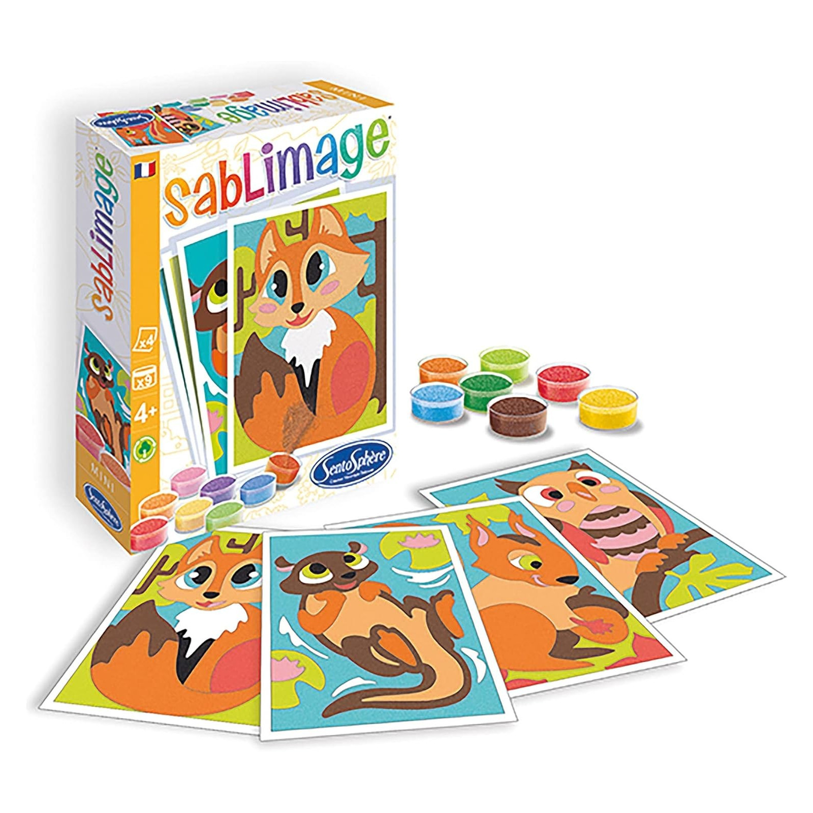 Sentosphère - Sablimage Mini - Animaux des Bois - Sentosphère - EDUCATIONAL - td-toys.it