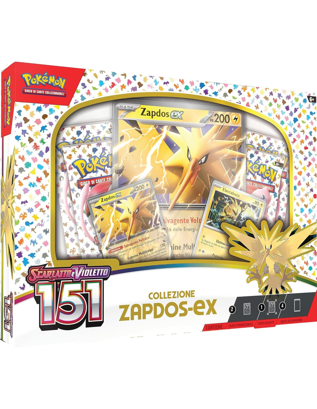 Scarlatto e Violetto 151 Collezione Zapdos ex (IT) - THE POKEMON COMPANY INTERNATIONAL - BOARD GAMES' - td-toys.it