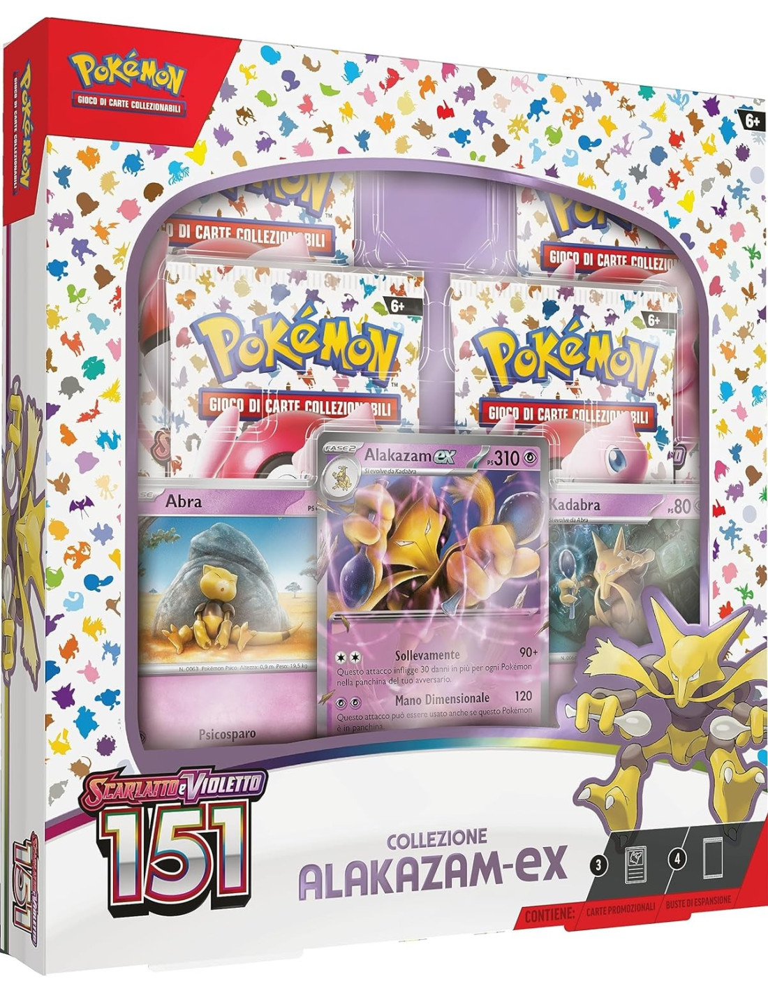 Scarlatto e Violetto 151 Collezione Alakazam ex (IT) - THE POKEMON COMPANY INTERNATIONAL - BOARD GAMES' - td-toys.it