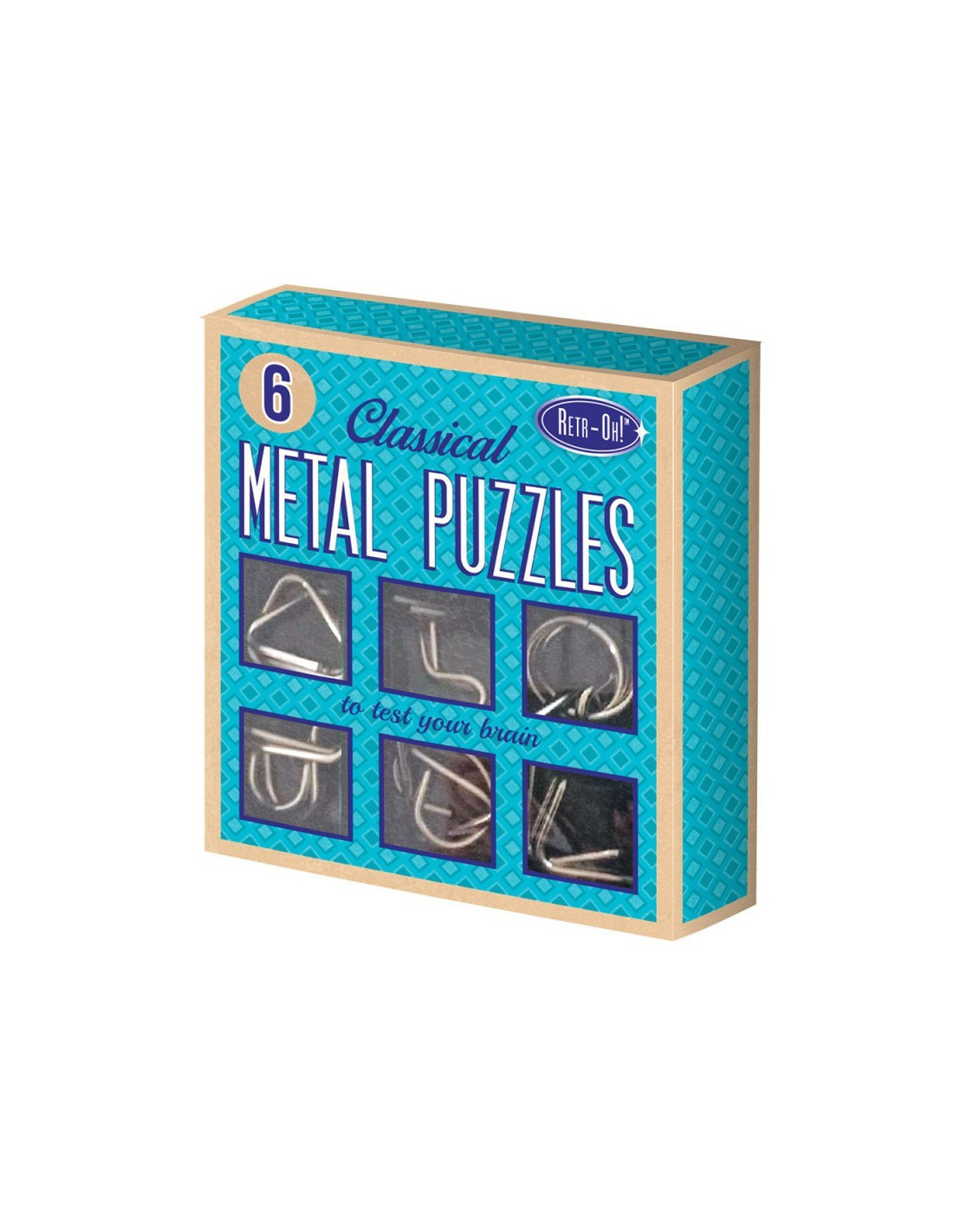 Retr-oh - 6 Metal Puzzles - PROLUDIS - BOARD GAMES' - td-toys.it