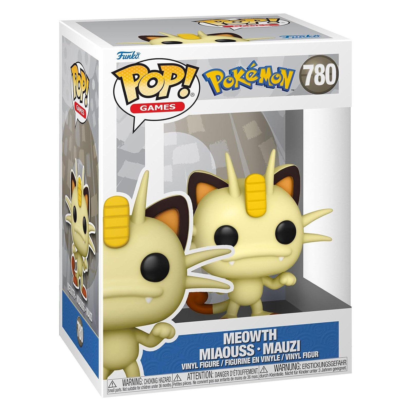 Pokemon - 780 Meowth 9Cm (Pop!) - FUNKO POP! - FUNKO POP! - td-toys.it