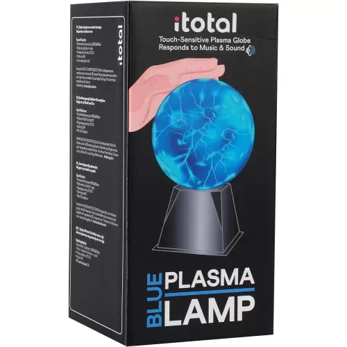 LAMPADA PLASMA BLU - 5 POLLICI Movimento fluido: Il lampo elettri