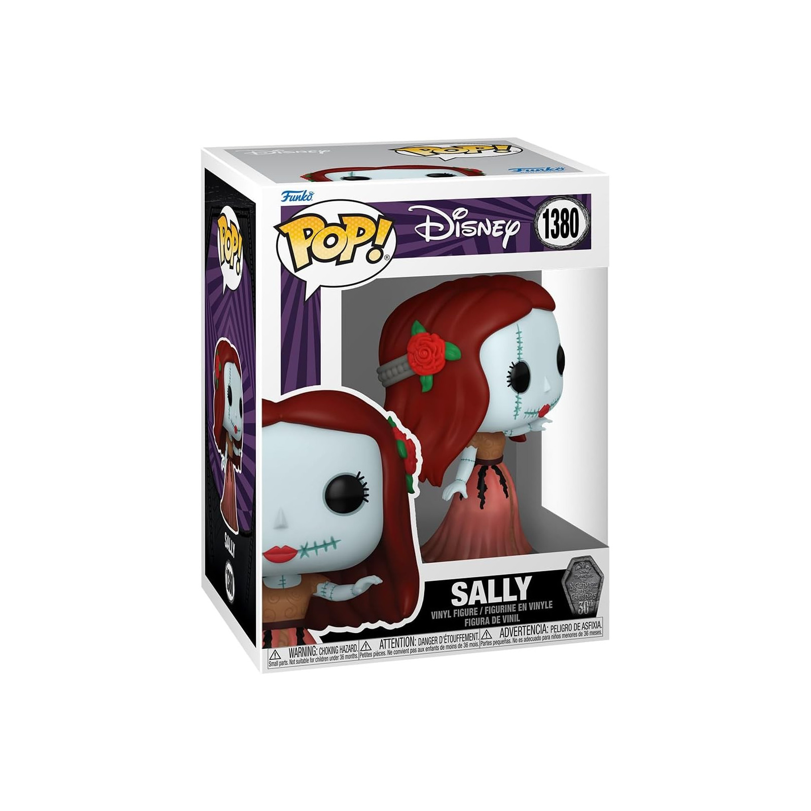 Disney: The Nightmare Before Christmas 30th - 1380 Formal Sally 9Cm *NON RENDIBILE* (Pop!)-FUNKO POP!