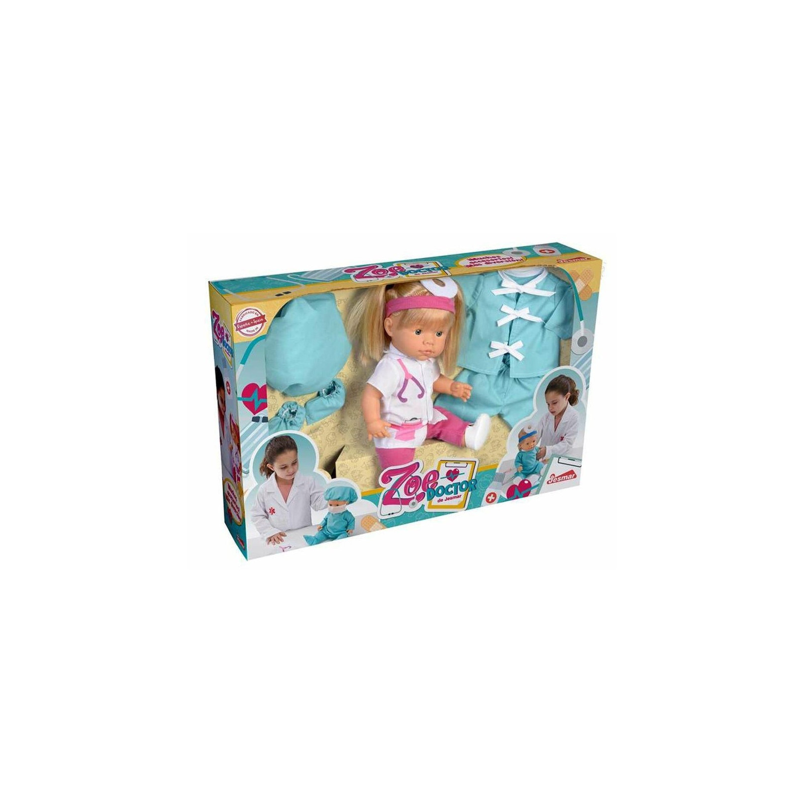 ZOE DOCTOR FEMMINA CM40 C/ACCESSORI - DE.CAR2 - CHILD - td-toys.it