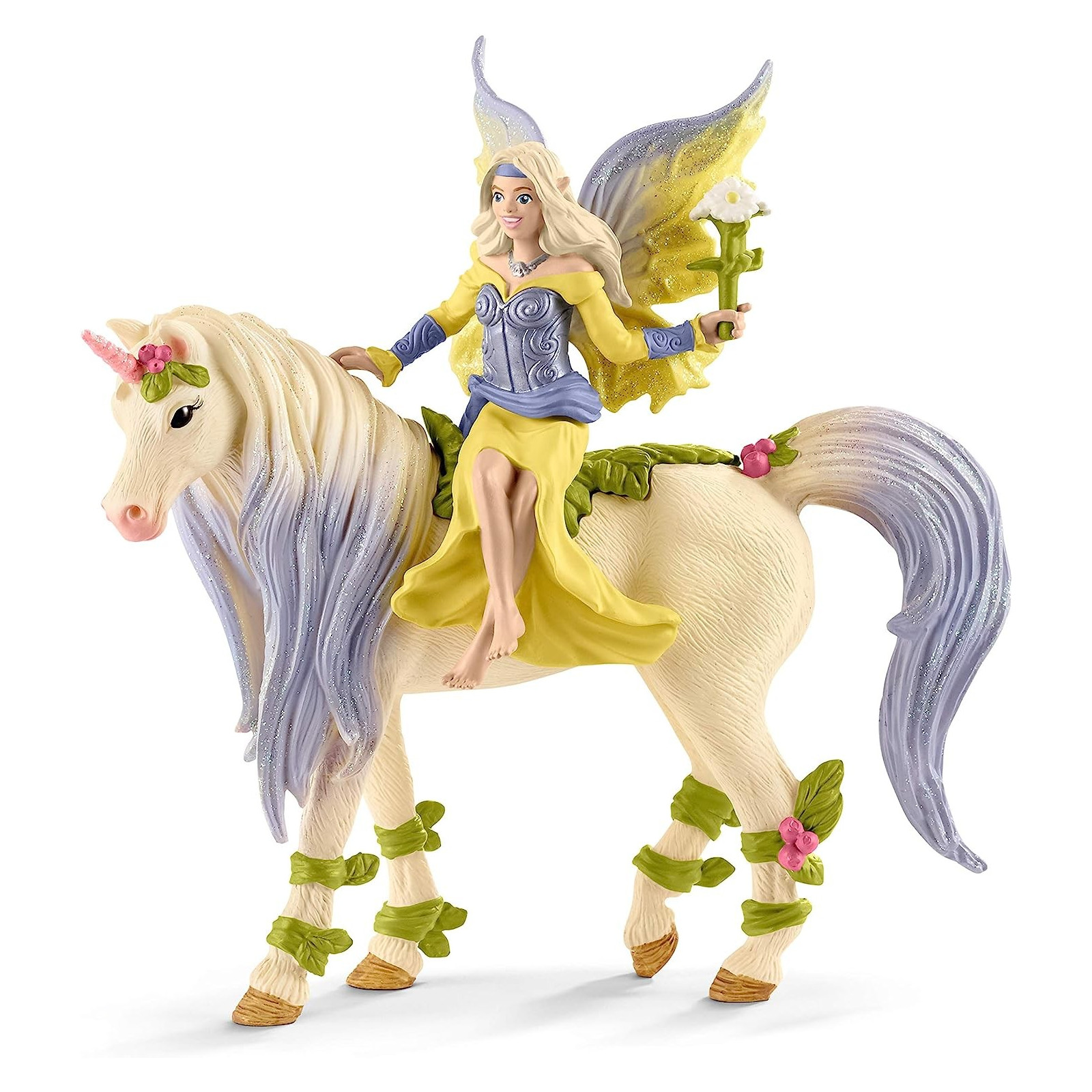 Sera con unicorno dai fiori - SCHLEICH - CHILD - td-toys.it